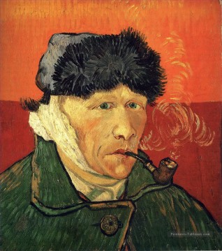 Autoportrait avec l’oreille bandée Vincent van Gogh Peinture à l'huile